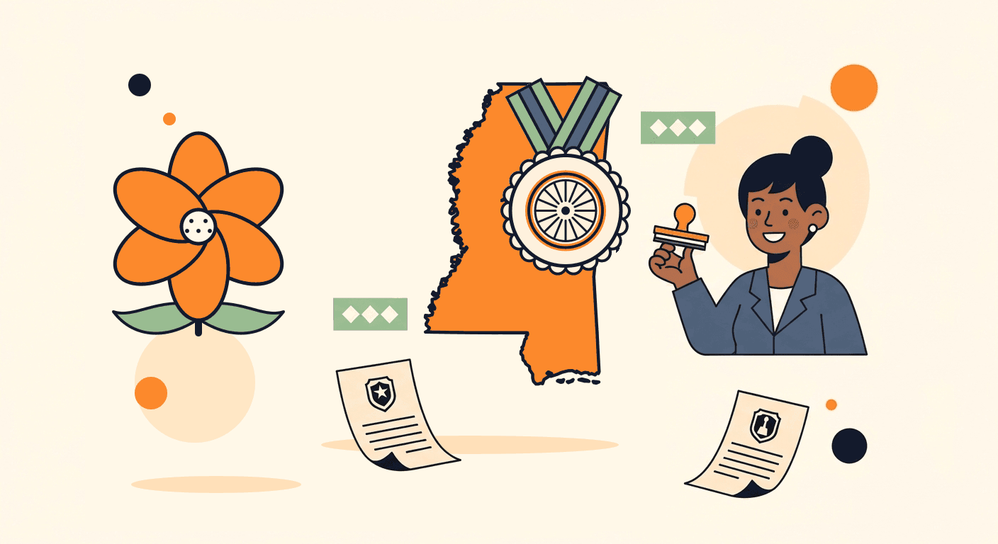 Online notary for Mississippi city forms