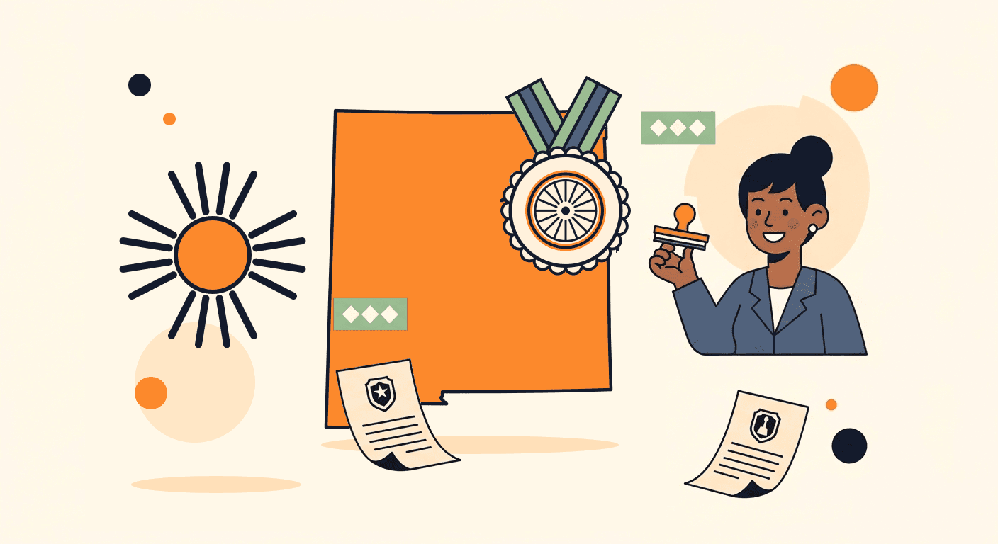 Online notary for New Mexico city forms