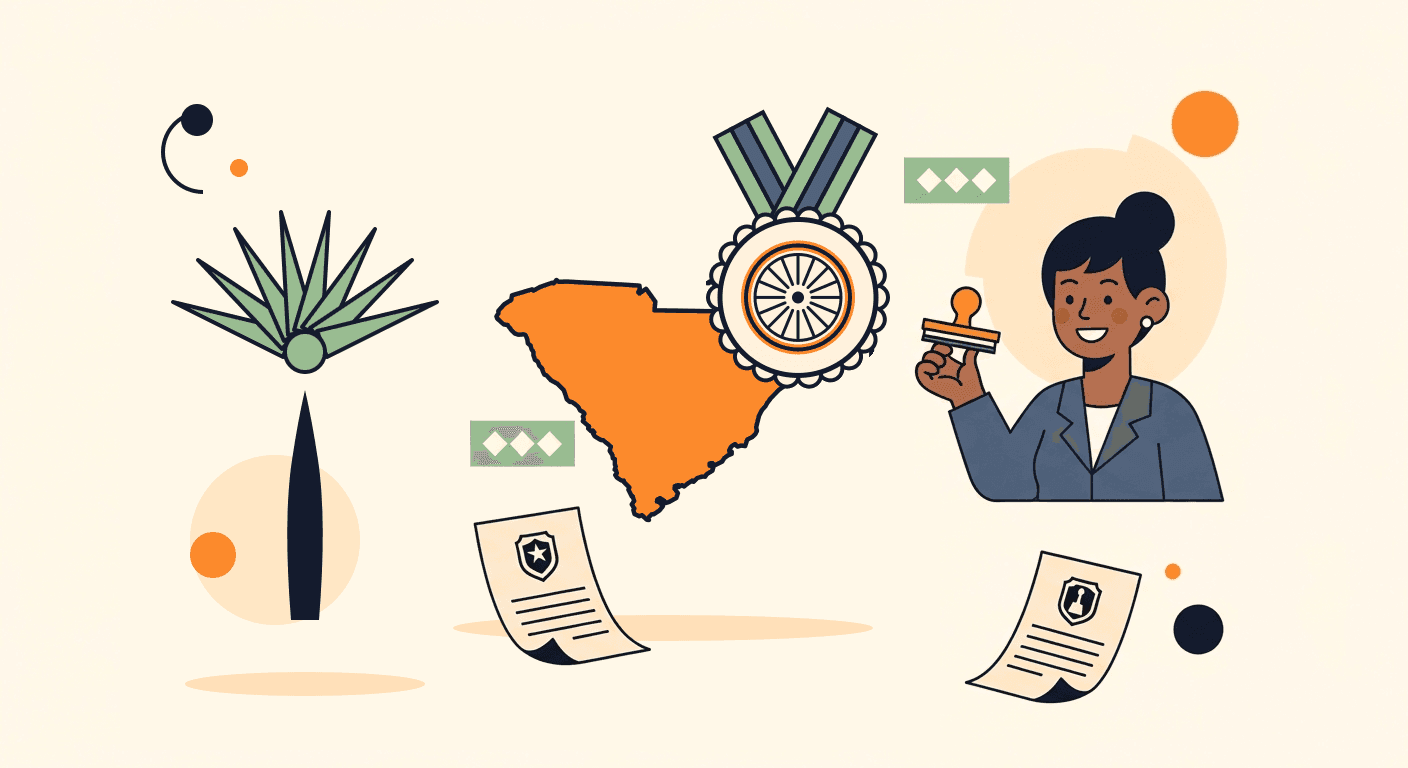Online notary for South Carolina city forms