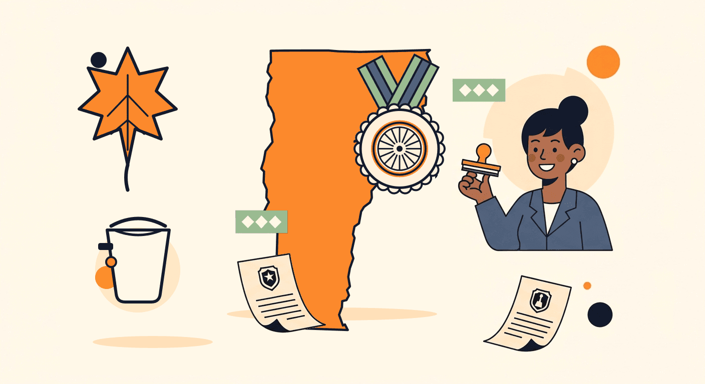 Online notary for Vermont city forms