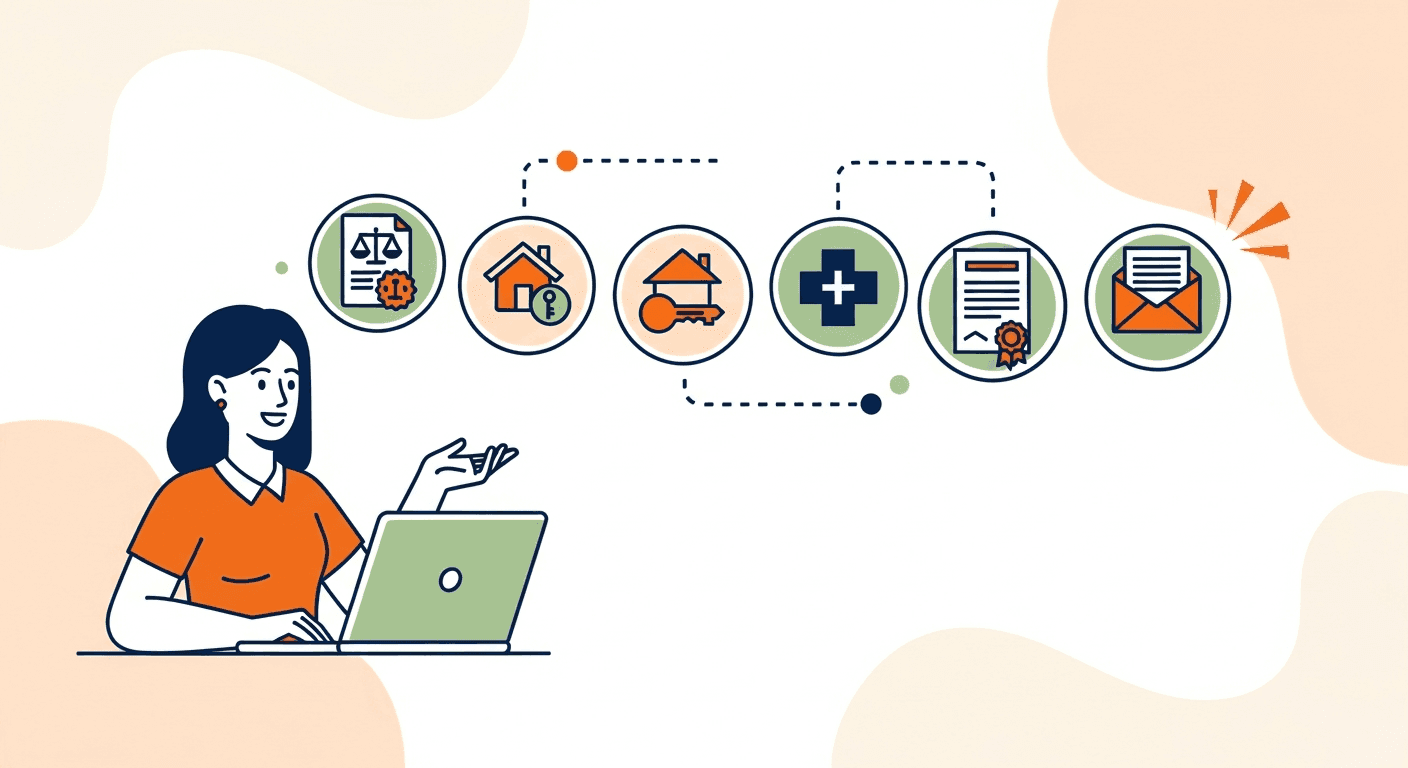Documents people notarize online with Rush Notary